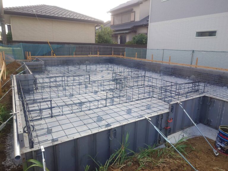 住宅基礎工事（鉄筋施工）